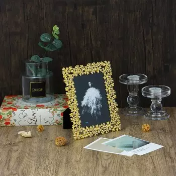 Фоторамка, металл, 10х15 см, арт 6