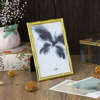 Фоторамка, металл, 10х15 см, арт 9