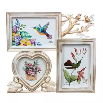 Фоторамка на 3 фотографии, 29x26 см, пластик