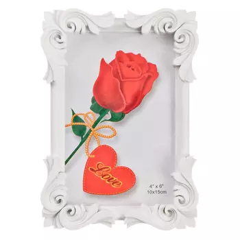 Фоторамка, пластик, 15x10см, арт.12-17