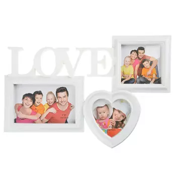 Фоторамка пластик, на 3 фотографии, 36х25,5х2см, арт.22-07