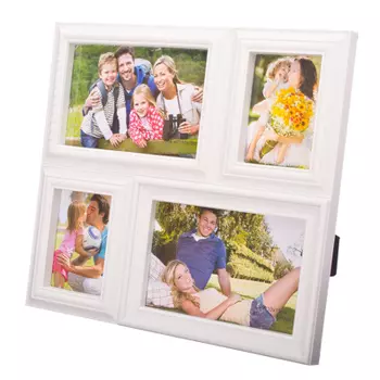Фоторамка пластик, на 4 фотографии, 28х25,5х2см, арт.22-02