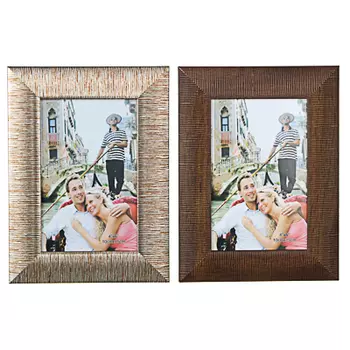 Фоторамка "Ретро" 10х15 фото, 15х20см, пластик, ПВХ, 2 цвета, арт.19