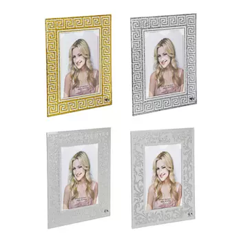 Фоторамка стеклянная 10х15см, 4 дизайна