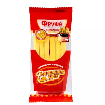 ФРУША Картофель фри жевательная резинка, 24 г