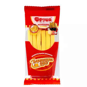 ФРУША Картофель фри жевательная резинка, 24 г