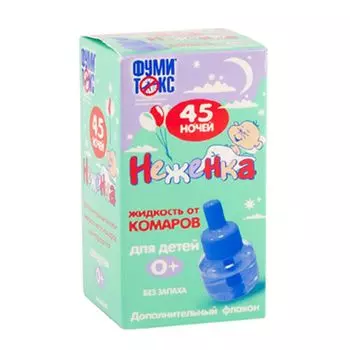 ФУМИТОКС Жидкость от комаров Неженка 45 ночей