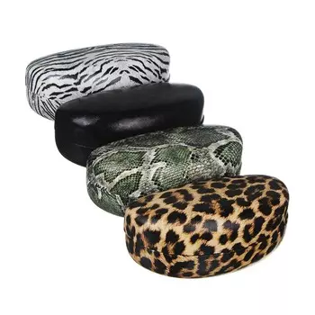 Футляр для очков ЮL, ПУ, сплав, 16,3х7см, 4 дизайна, ФО-03