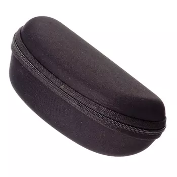 Футляр для очков на молнии, полиэстер, 15,8х6,3см, черный