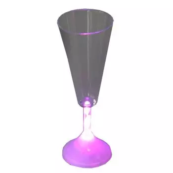 Фужер-прикол с подсветкой светодиодная 8*21 см, Led-1, c выключателем (пластик)