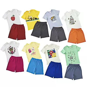 GALANTE Комплект детский шорты+футболка, 3-9 лет, состав 100% хлопок