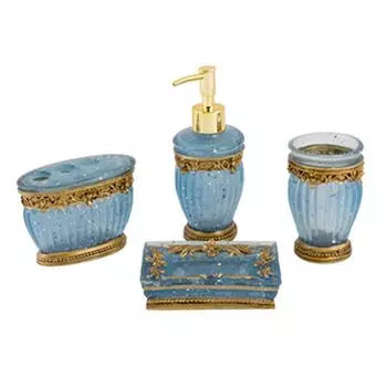 GALANTE Набор для ванной 4 пр., акрил, "Antique blue" арт. А200