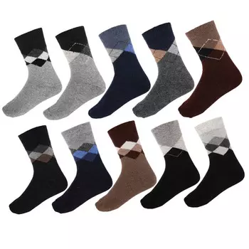 GALANTE Носки мужские, 65% полиэстер, 20% акрил, 15% шерсть, р-р 25-29, 2 дизайна, НМ22-2