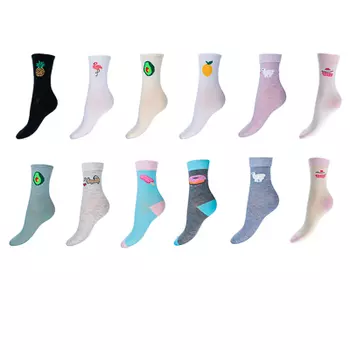 GALANTE Носки женские, 78% хлопок, 20% спандекс, 2% латекс, р-р 36-39