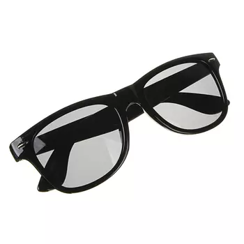 GALANTE Очки солнцезащитные для взрослых, пластик, 145х42мм, черные, KC005