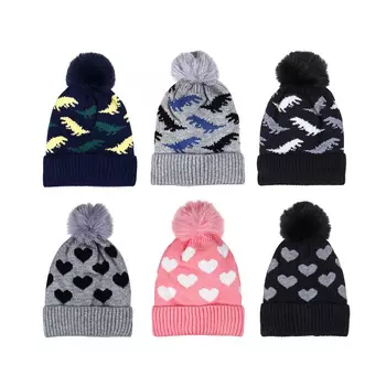 GALANTE Шапка детская, р 52-54, 2 дизайна, ОЗ22-12