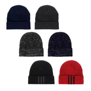 GALANTE Шапка мужская, р 56-58, 3 дизайна, ОЗ21-39