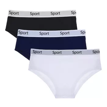 GALANTE Трусы-хипстеры женские с широкой резинкой, 95%хлопок, 5%спандекс, р-ры 42-48, 3 цвета