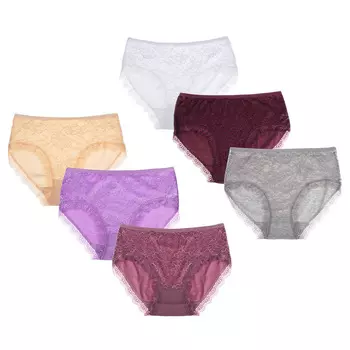 GALANTE Трусы женские макси ажурные, р. 48-56, 95% хлопок, 5% эластан, арт.1