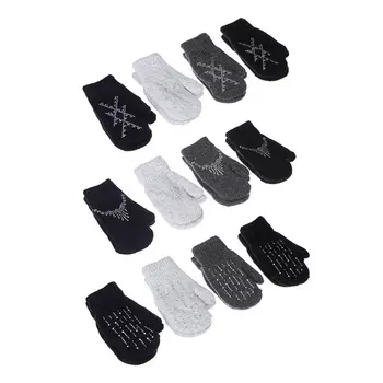 GALANTE Варежки подростковые с декором, р 14-16, 3 дизайна, ОЗ21-04