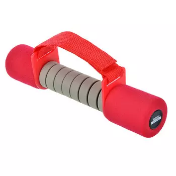 Гантель с фиксатором, вес 0,5 кг, поролон, металл, пластик , 4 цвета, SILAPRO