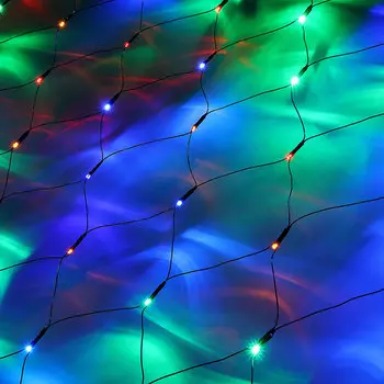 Гирлянда электрическая сетка СНОУ БУМ 144 LED, 1,6x1,6 м, мультицвет, 8 режимов
