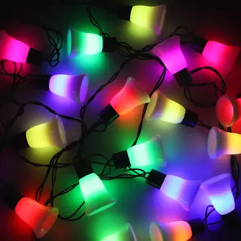Гирлянда электрическая СНОУ БУМ "Колокольчик" 4,5м, 20LED, RG\GB, ПВХ провод, 220В