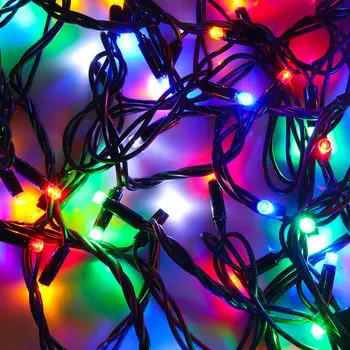 Гирлянда электрическая СНОУ БУМ вьюн уличный, 10м, 100LED, "Новый мульти", мерцание