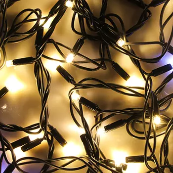 Гирлянда электрическая СНОУ БУМ вьюн уличный, 10м, 100LED, шампань, мерцание