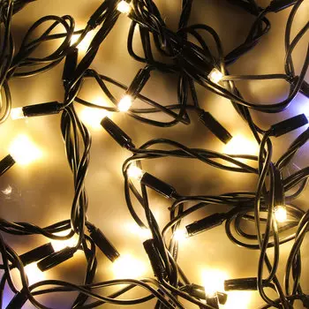 Гирлянда электрическая СНОУ БУМ вьюн уличный, 10м, 100LED, шампань, мерцание