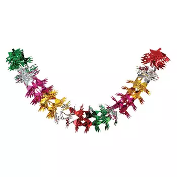 Гирлянда-растяжка СНОУ БУМ 150х23см, ПВХ, многоцвет, арт.0019