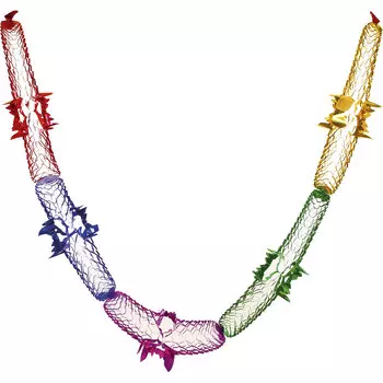 Гирлянда-растяжка СНОУ БУМ 16х16х240см ПВХ, многоцвет, MYH063