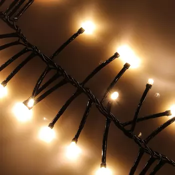 Гирлянда светодиодная Мишура СНОУ БУМ 576 LED, шампань, 6м, 8 режимов, ПВХ, 220В