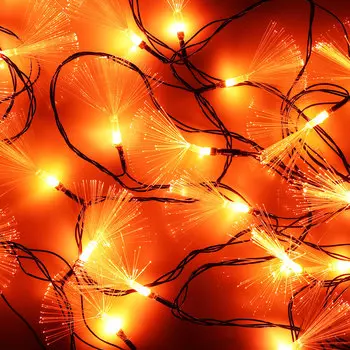 Гирлянда светодиодная с насадками СНОУ БУМ "Кисточка", 5м, 25LED, коралловый, 220В