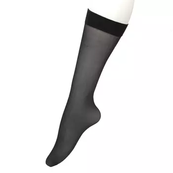 Гольфы капроновые 20ДЕН, размер свободный, черный