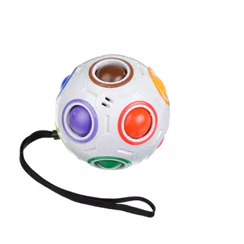 Головоломка Мячик "Подбери цвета", пластик, 7,5х7,5см