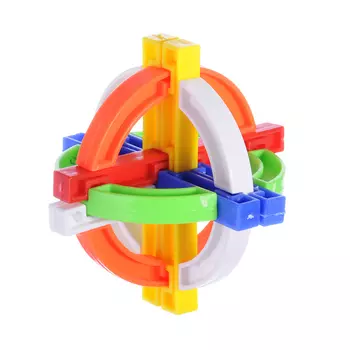 Головоломка, пластик, 11,6х8,2см, 4 дизайна