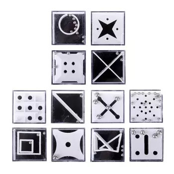 Головоломка "Шарики", пластик, 3х3х1,3 см, 12 видов