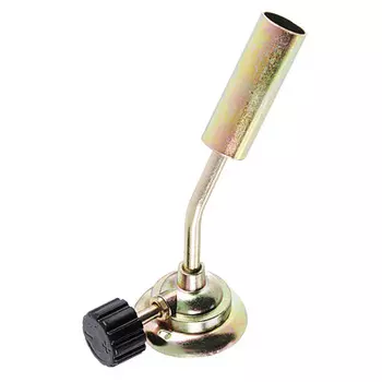 Горелка газовая ЧИНГИСХАН цанговый захват, широкое сопло из латуни; 19,5х4х6см