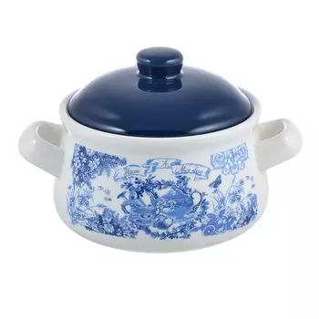 Горшочек для запекания 500 мл, керамика, MILLIMI "Гравюра"