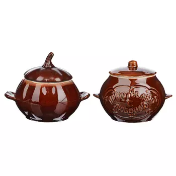 Горшок для запекания, 500мл, керамика, арт.020169