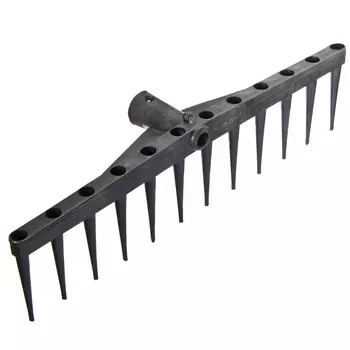 Грабли сенные 11 зубые, 48см, тулейка d28мм, пластик
