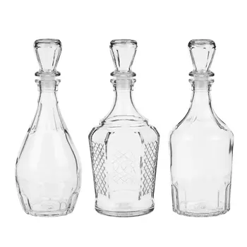 Графин стеклянный 500мл, 3 дизайна