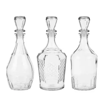 Графин стеклянный 500мл, 3 дизайна