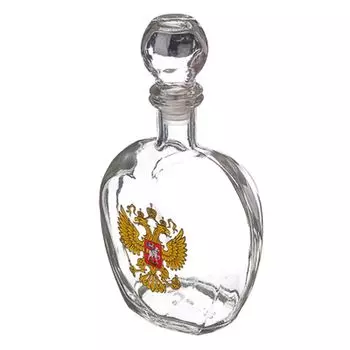 Графин стеклянный 500мл, "Герб"