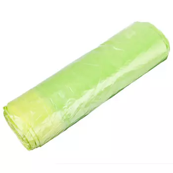 GRIFON Мешки для мусора ЛАЙМ 35л, 20шт, с завязками, сложение OVERLAP