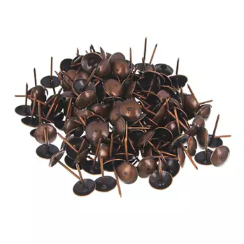 Гвозди мебельные усиленные 100гр, 167шт, медь, металл