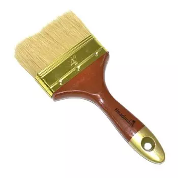 HEADMAN Кисть флейцевая "PROFI" нат. щетина 4" (100мм)