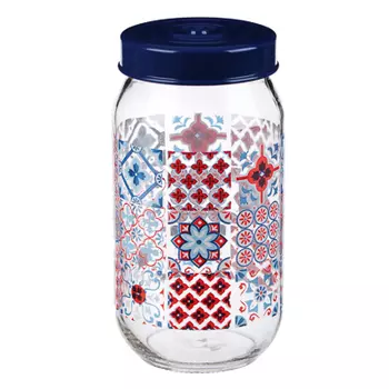 HEREVIN Мозаика Банка для сыпучих продуктов, стекло, 1000мл, 171541-843