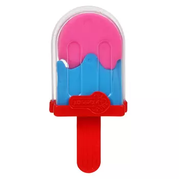 ХОББИХИТ Тесто для лепки "Мороженое эскимо", полимер, 15х7см, 3 цвета